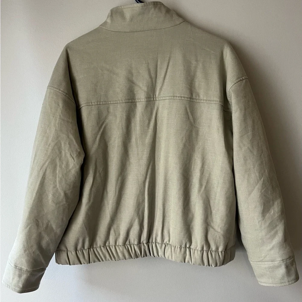 Target A New Day light green padded fall essential woman’s jacket size large - Picture 4 of 6